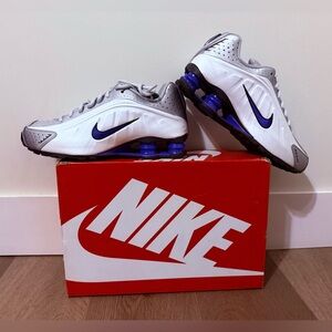 Nike Shox R4 "Orlando" Blue Silver Men's 8 Brand New